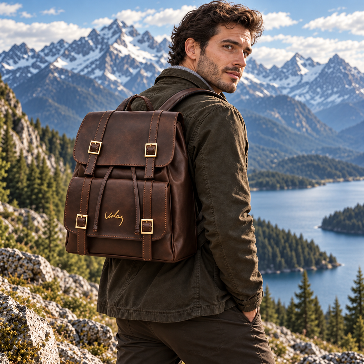 Morral Vélez de Cuero Premium Hombre – Lote Exclusivo con 70% de Descuento 🔥